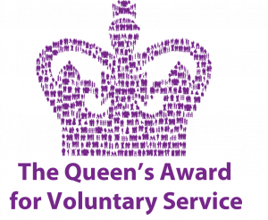 queen's award for voluntary service logo